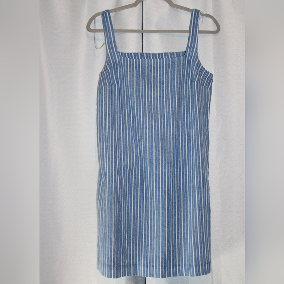 a new day Dresses & Skirts - A New Day Blue & White Striped Tank Dress — Size XS, NWT